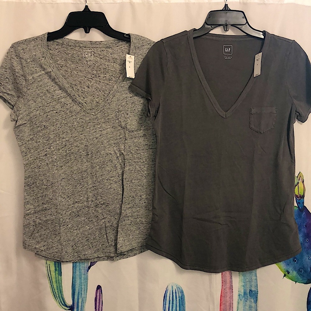 2 GAP VINTAGE WASH TEES Tags Still On!!!